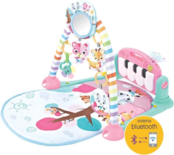 Tapete de Atividades com Piano Musical e Bluetooth Pastime 2.0 com Arco de Brinquedos Interativos | Maxibaby - Image 4