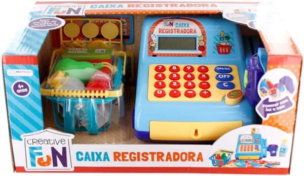 Caixa Registradora Azul Com Luz e Som Creative Fun | Multikids - Image 2