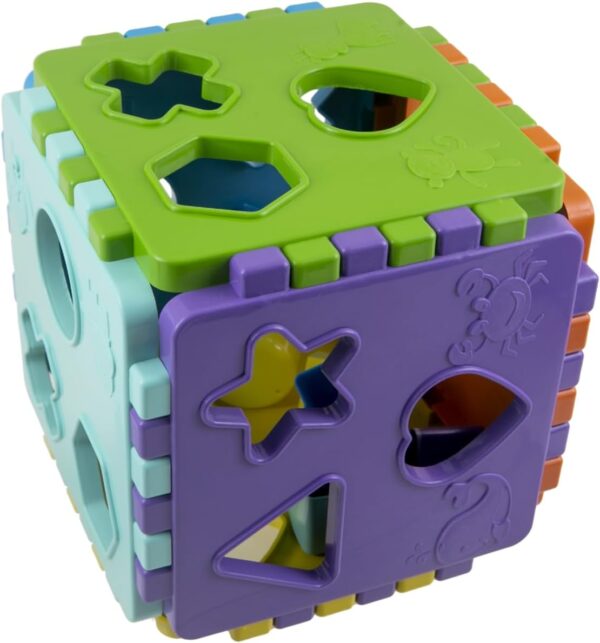 Cubo Baby Educativo Com Blocos Colorido | Kendy - Image 8