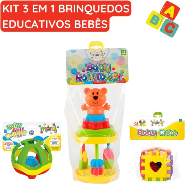 Kit de Brinquedos Educativos de Encaixar e Montar | Maral - Image 5