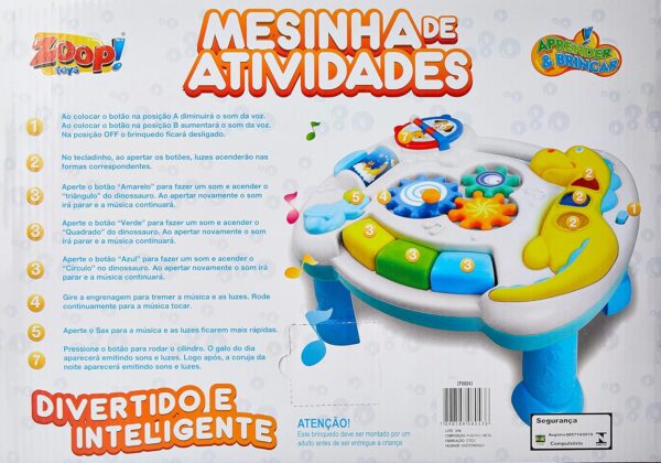 Mesinha De Atividades Musical Com Luz E Som | Zoop Toys - Image 6