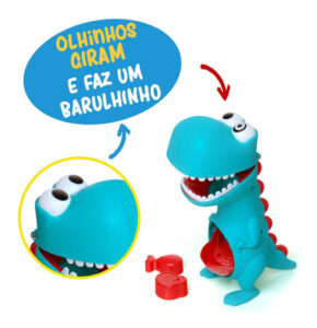 Boneco Dino Papa Tudo Brinquedo Didatico Para Bebes Elka 3