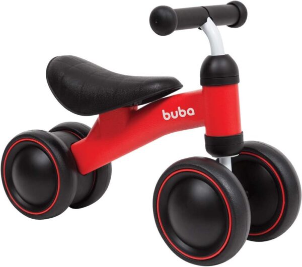 Bicicleta de Equilíbrio Vermelho Andador Infantil 4‎‎‎ Rodas‎ | BUBA - Image 5