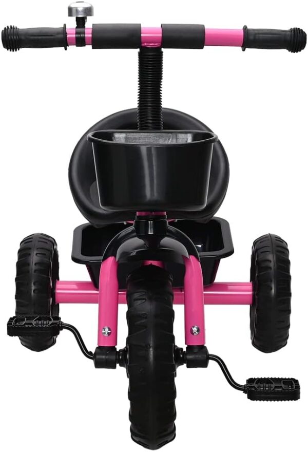 Triciclo Infantil Rosa , com Cestas de Armazenamento | Zippy Toys - Image 3