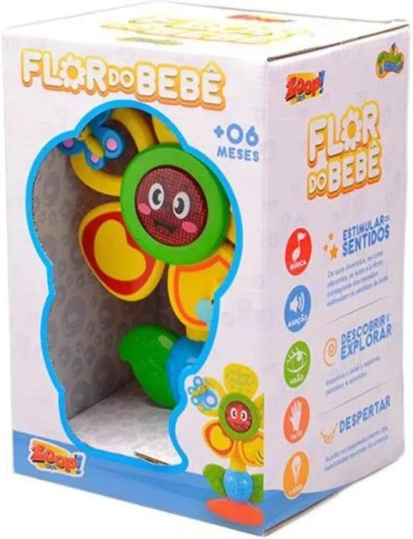 Flor do Bebê com Luz e Som Multicolrido | Zoop Toys - Image 6