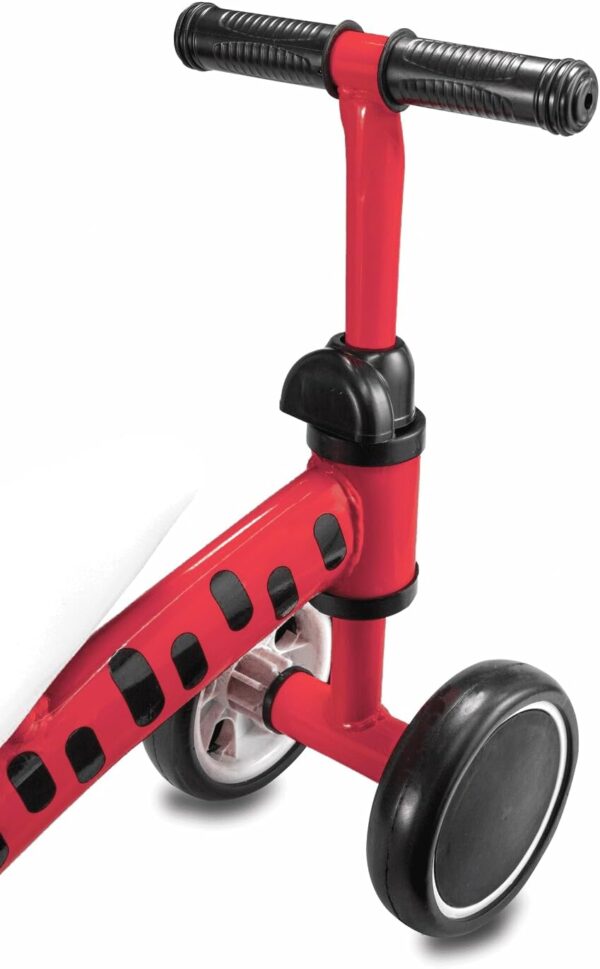 Bicicleta de Equilíbrio Vermelho Andador Infantil 4‎‎‎ Rodas‎ | Multmaxx - Image 4