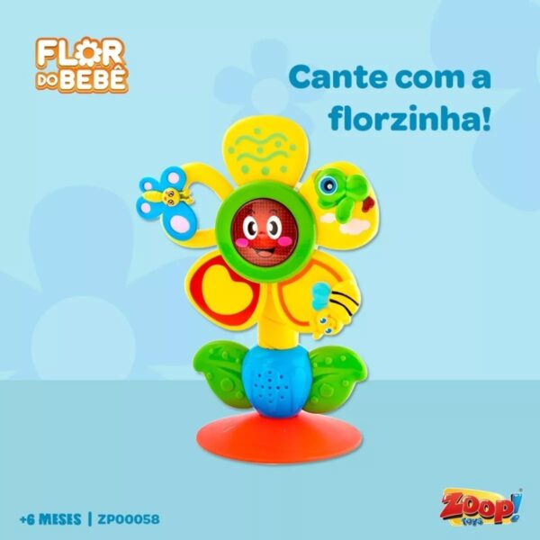 Flor do Bebê com Luz e Som Multicolrido | Zoop Toys - Image 5