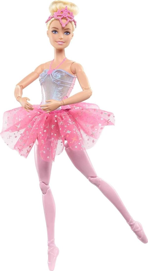 Barbie Fantasia Bailarina Luzes Brilhantes Rosa - Image 6