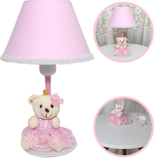 Abajur Bebê Infantil Menina Princesa Decoração Quarto Mesa - Image 4