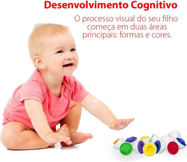 Brinquedo Educativo Ovos De Encaixar | Montessori - Image 3