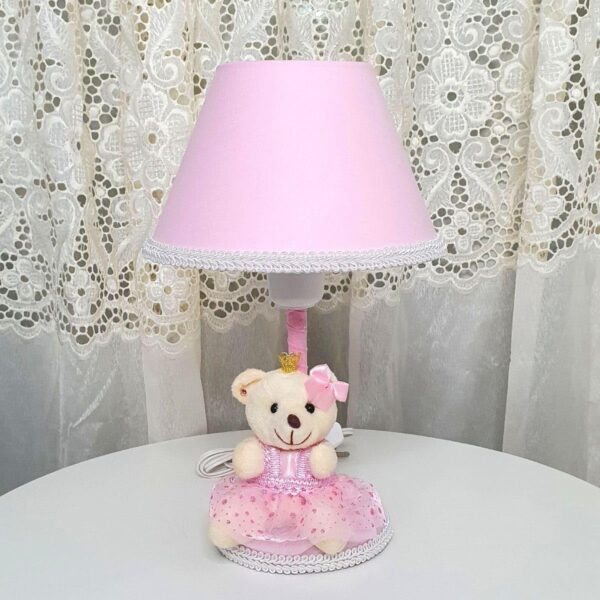 Abajur Bebê Infantil Menina Princesa Decoração Quarto Mesa - Image 2