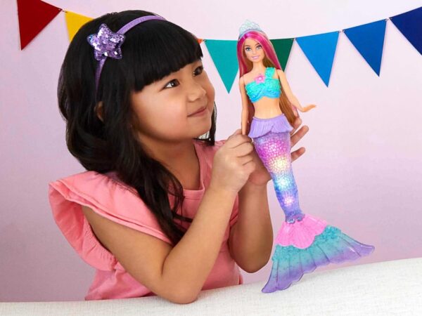 Barbie Dreamtopia Sereia Luzes e Brilhos | Mattel - Image 2