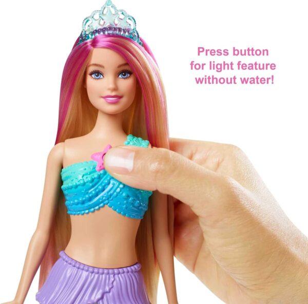 Barbie Dreamtopia Sereia Luzes e Brilhos | Mattel - Image 3