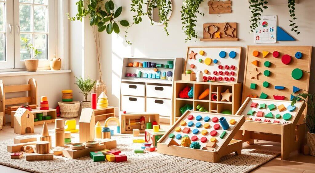 Brinquedos Montessori para Crianças