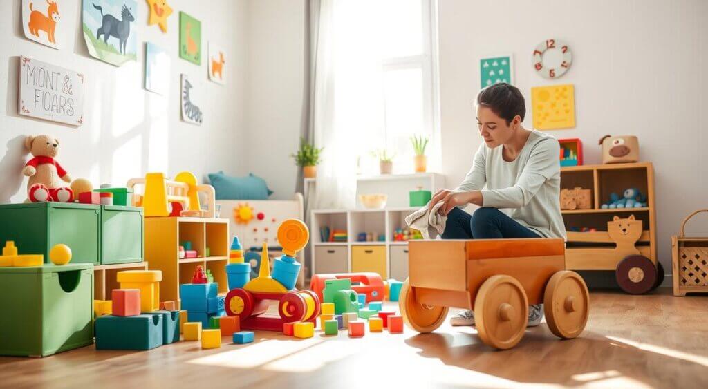 Cuidados com brinquedo infantil