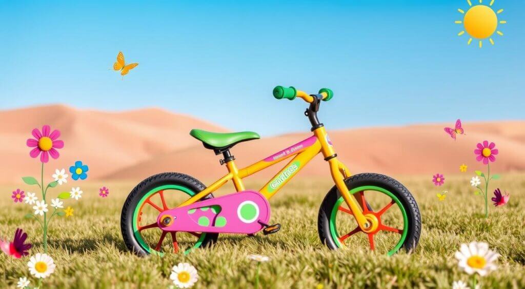 bicicleta infantil de equilíbrio