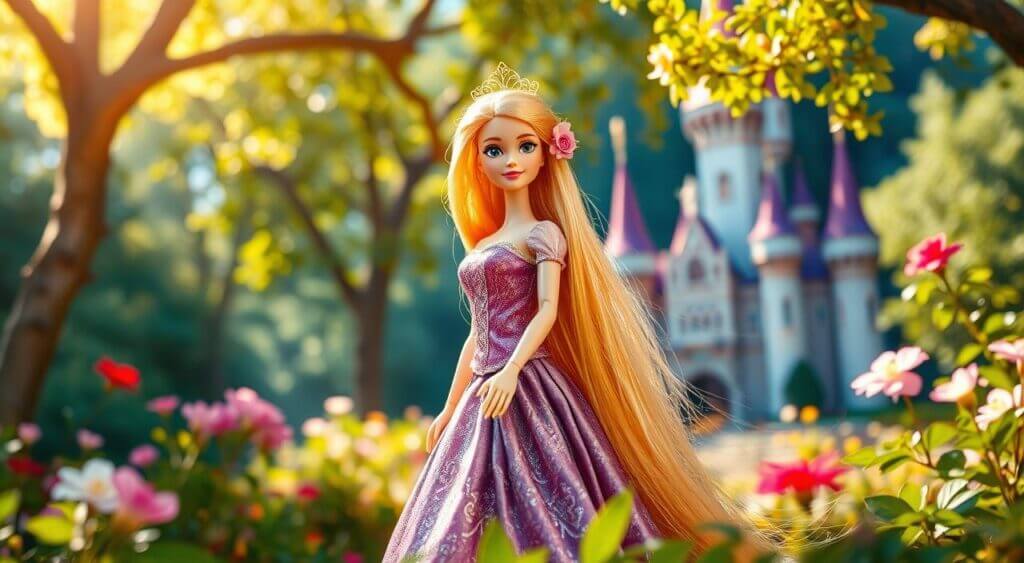 coleção princesa rapunzel mattel