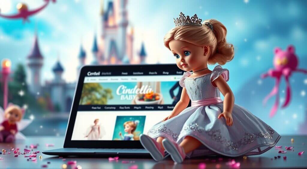 compra online cinderela mattel