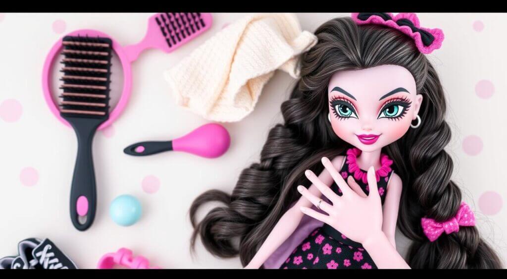 cuidados com boneca clawdeen monster high