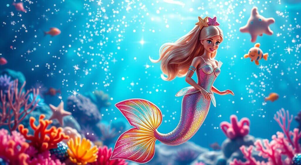 fantasia sereia barbie