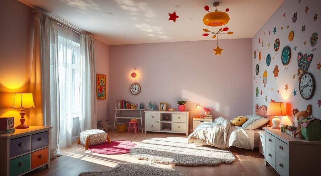 iluminação quarto infantil