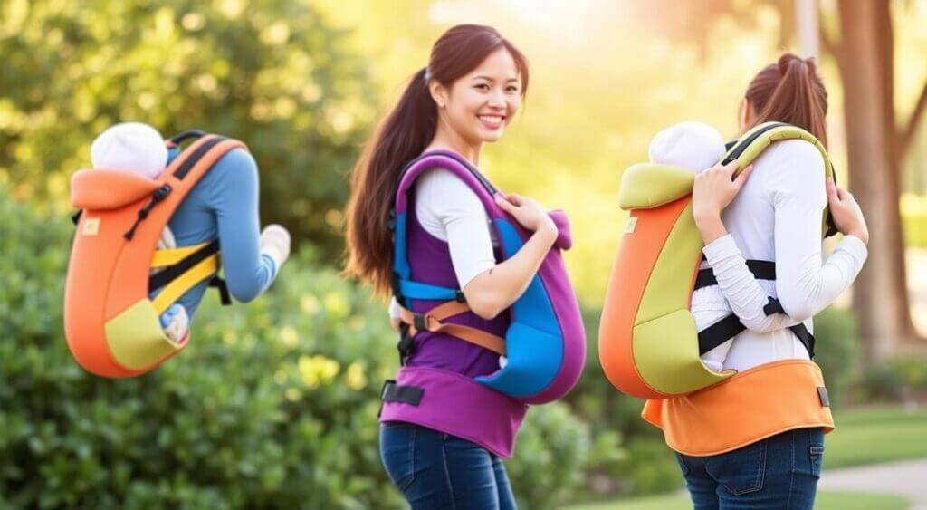 mochila para bebê