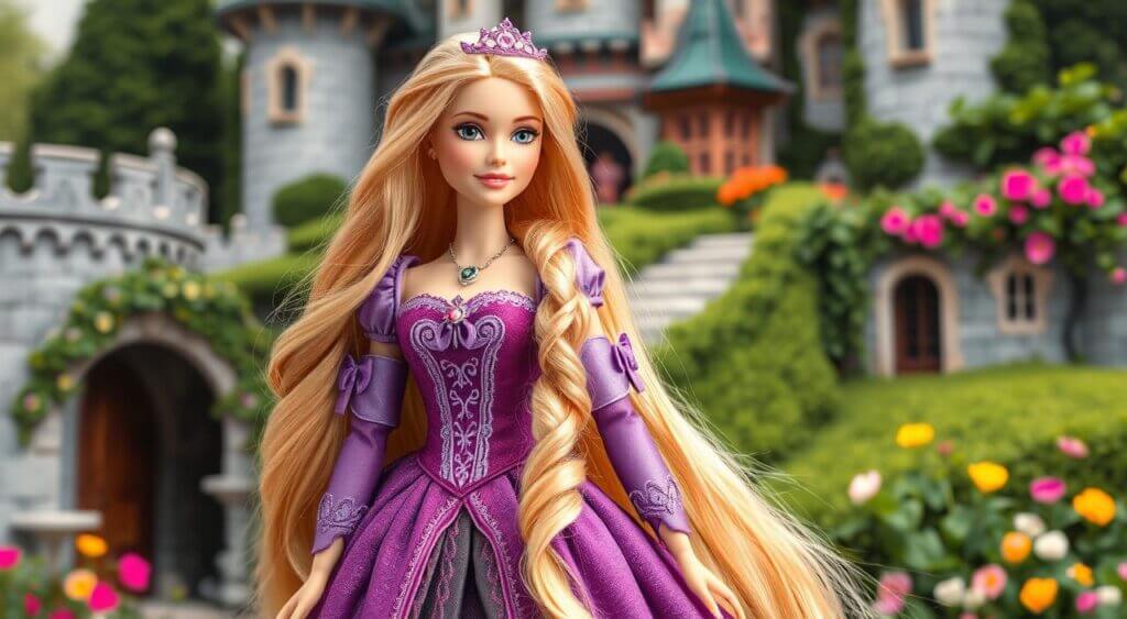 princesa rapunzel mattel